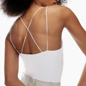 Aritzia Babaton⎜CONTOUR FISK BODYSUIT⎜WHITE